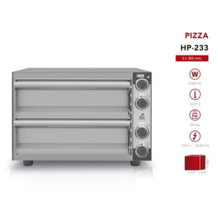 Horno pizza HP-233
